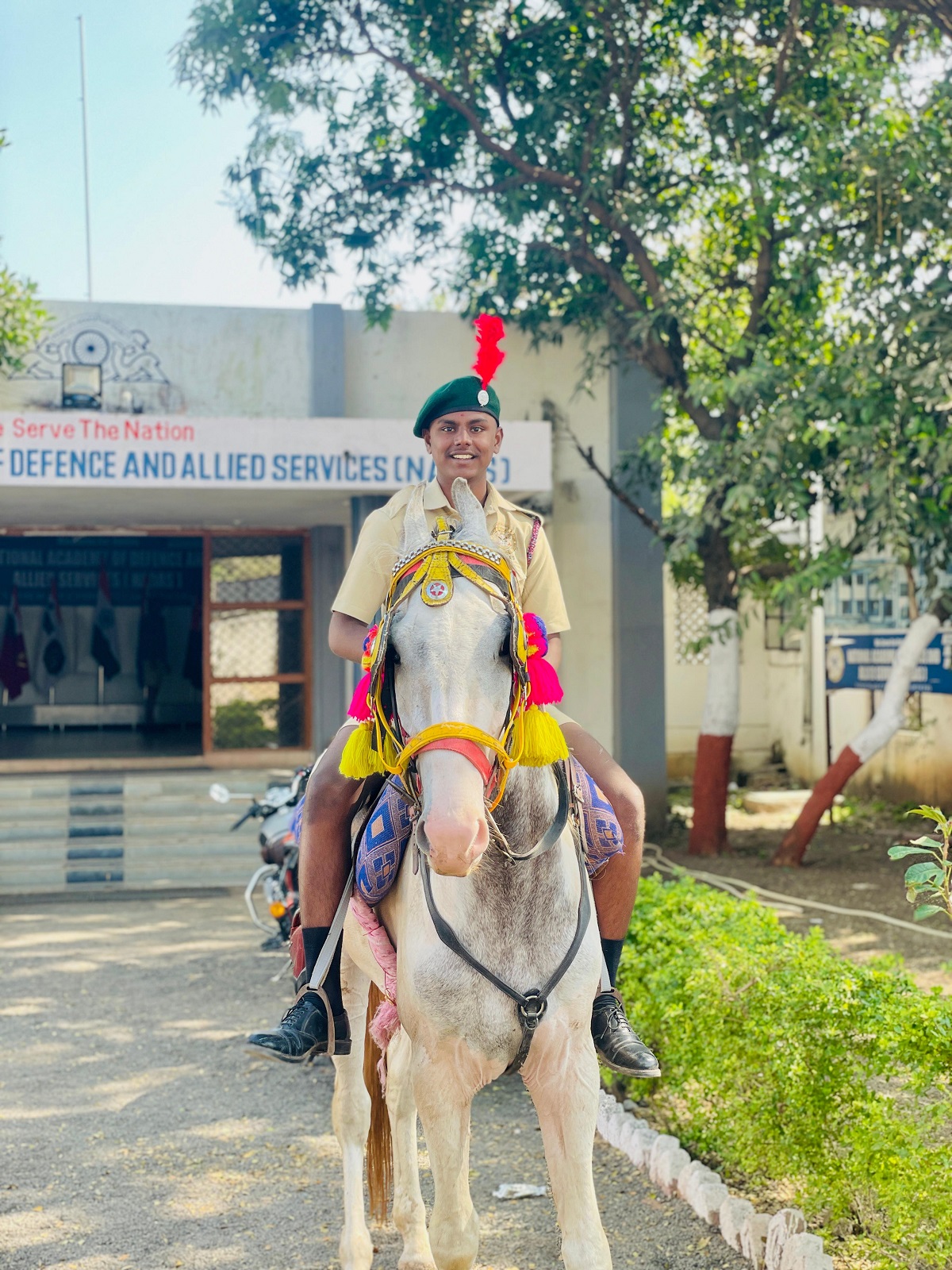 Equestrian training for defence aspirants — NADAS Sambhajinagar